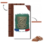Tablette de chocolat personnalisé Commando Marine