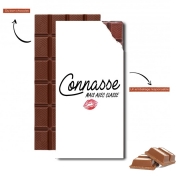 Tablette de chocolat personnalisé Conasse Mais avec classe