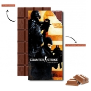 Tablette de chocolat personnalisé Counter Strike CS GO