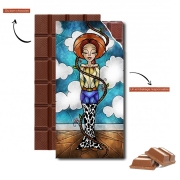 Tablette de chocolat personnalisé Cowgirl Jessy Toys