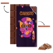 Tablette de chocolat personnalisé Cubanisto calavera