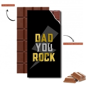 Tablette de chocolat personnalisé Dad rock You