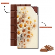 Tablette de chocolat personnalisé daisies