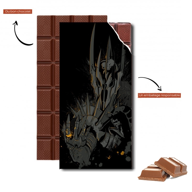 Tablette de chocolat personnalisé Dark Lord