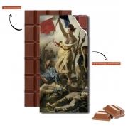 Tablette de chocolat personnalisé Delacroix La Liberte guidant le peuple