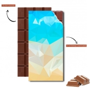 Tablette de chocolat personnalisé Diamond Beach
