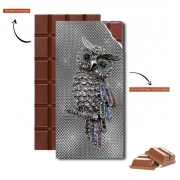 Tablette de chocolat personnalisé diamond owl