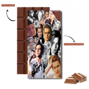Tablette de chocolat personnalisé Dicaprio Fan Art Collage