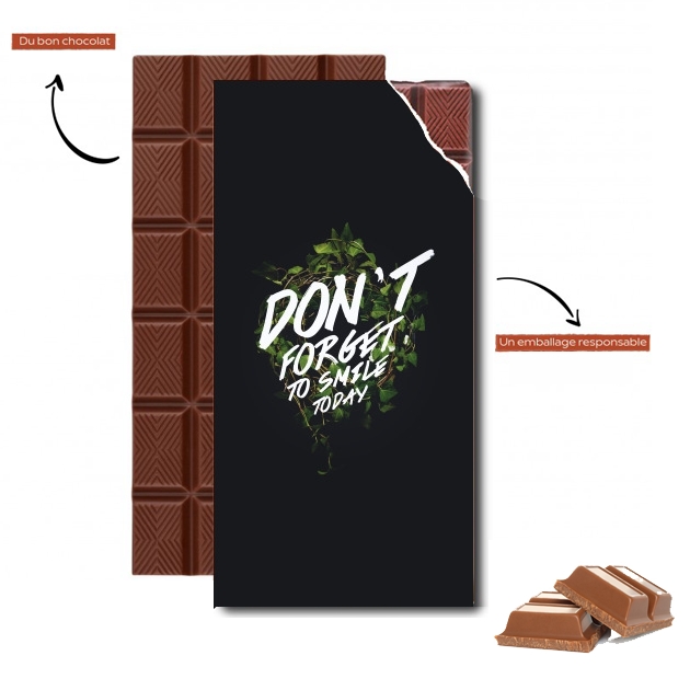 Tablette de chocolat personnalisé Don't forget it! 