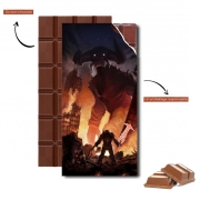 Tablette de chocolat personnalisé Doom Devil Battle