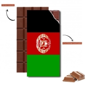 Tablette de chocolat personnalisé Drapeau Afghanistan