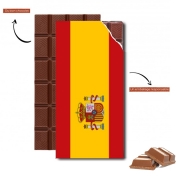 Tablette de chocolat personnalisé Drapeau Espagne