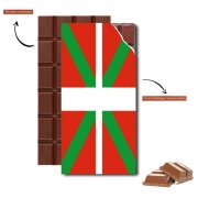 Tablette de chocolat personnalisé Drapeau Pays Basque