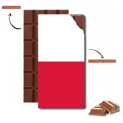 Tablette de chocolat personnalisé Drapeau Pologne