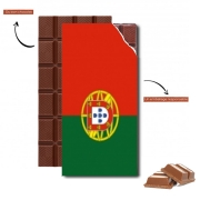 Tablette de chocolat personnalisé Drapeau Portugal