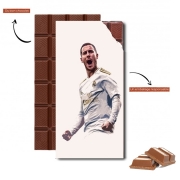 Tablette de chocolat personnalisé Eden Hazard Madrid