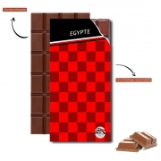 Tablette de chocolat personnalisé Egypte Football Maillot Kit Home