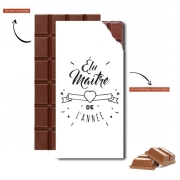 Tablette de chocolat personnalisé Elu maître de l'année
