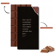 Tablette de chocolat personnalisé Extraordinary opportunities
