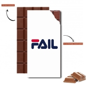 Tablette de chocolat personnalisé Fila Fail Joke