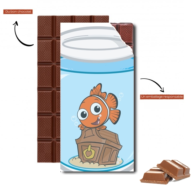 Tablette de chocolat personnalisé Fishtank Project - Nemo