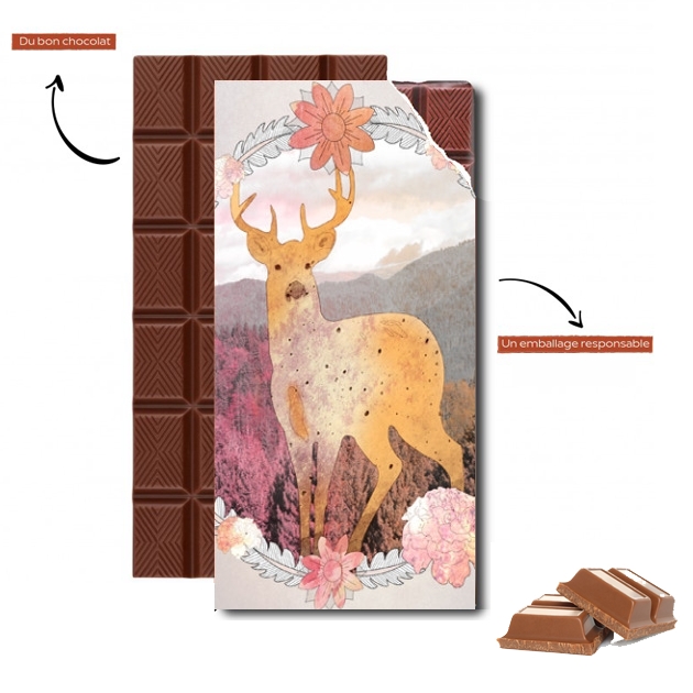 Tablette de chocolat personnalisé Flora and Fauna