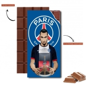 Tablette de chocolat personnalisé Football Stars: Zlataneur Paris