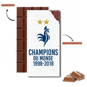 Tablette de chocolat personnalisé France 2 etoiles