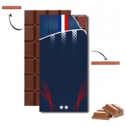 Tablette de chocolat personnalisé France 2018 Champion Du Monde Maillot
