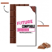 Tablette de chocolat personnalisé Future comptable - Cadeau pour étudiante