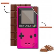 Tablette de chocolat personnalisé GameBoy Color Rose