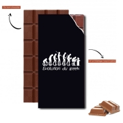 Tablette de chocolat personnalisé Geek Evolution