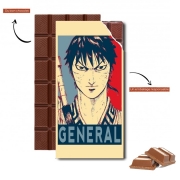 Tablette de chocolat personnalisé General Shin Kingom