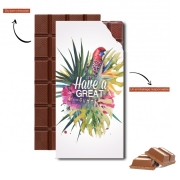 Tablette de chocolat personnalisé Great Summer (Watercolor)