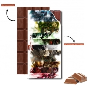 Tablette de chocolat personnalisé Guild Wars 2 All classes art