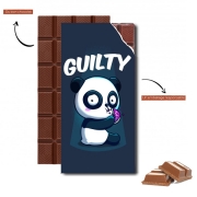 Tablette de chocolat personnalisé Guilty Panda