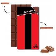 Tablette de chocolat personnalisé Guingamps Maillot Football