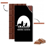 Tablette de chocolat personnalisé Hakuna Matata Elegance