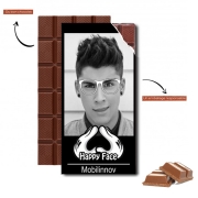 Tablette de chocolat personnalisé Happy Face Zayn