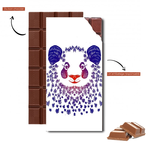 Tablette de chocolat personnalisé Happy Panda