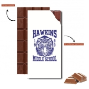 Tablette de chocolat personnalisé Hawkins Middle School University