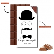 Tablette de chocolat personnalisé Hercules Poirot Quotes