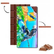 Tablette de chocolat personnalisé Hoverboard Fortnite - Driftboard