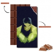 Tablette de chocolat personnalisé Hulk Polygone