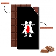 Tablette de chocolat personnalisé Hunter x Hunter Logo with Killua and Gon