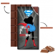 Tablette de chocolat personnalisé Je serai une super maman
