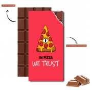 Tablette de chocolat personnalisé iN Pizza we Trust