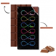 Tablette de chocolat personnalisé Infinity x Infinity