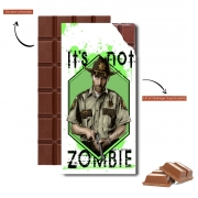 Tablette de chocolat personnalisé It's not zombie