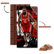 Tablette de chocolat personnalisé James Harden Basketball Legend